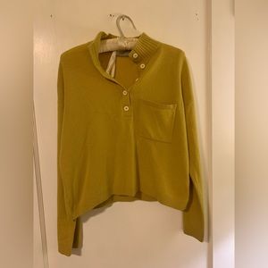 Everlane cashmere mockneck sweater size medium